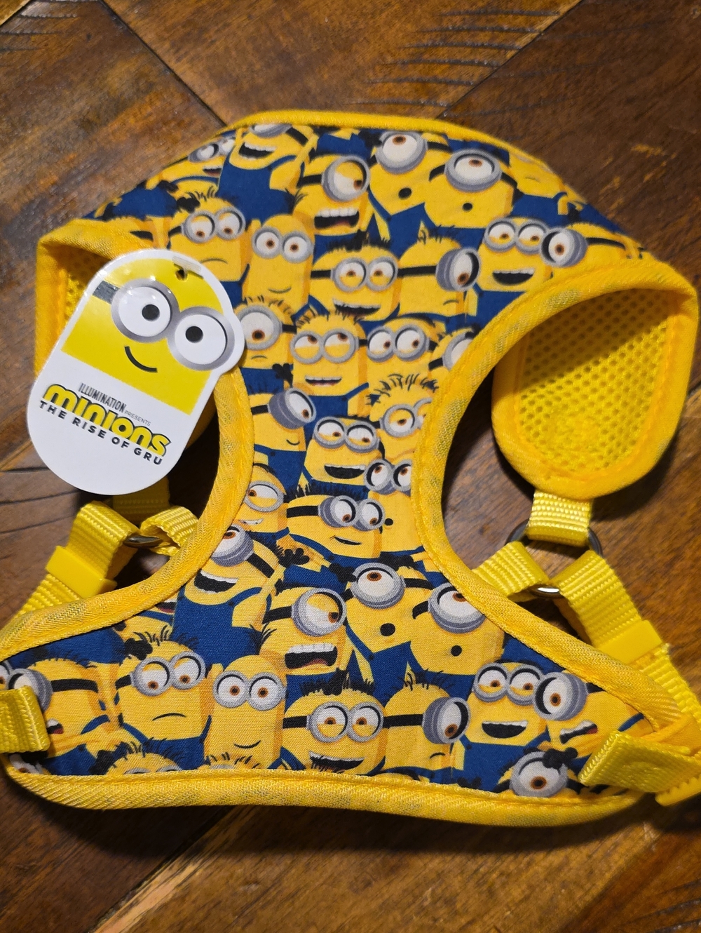 Minions Yellow & Blue Dog Harness - Printed Soft Vest